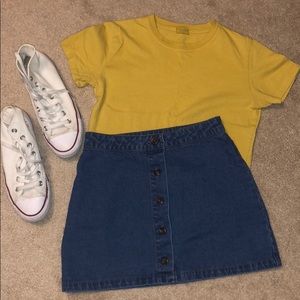Forever 21 jean skirt